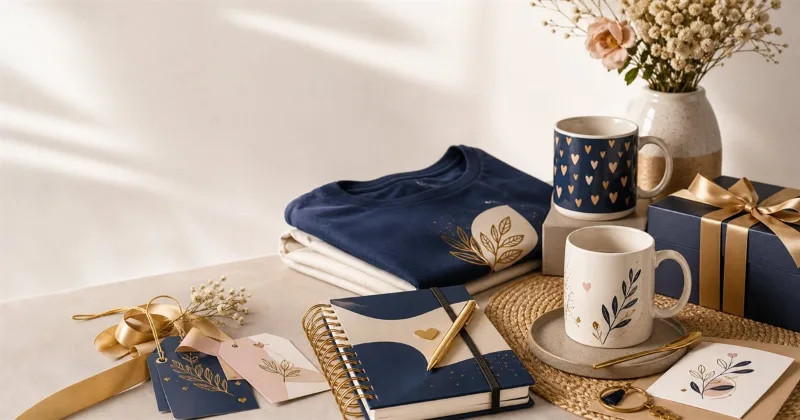 Produtos personalizados Mika's: canecas, agenda, camiseta e kit presente